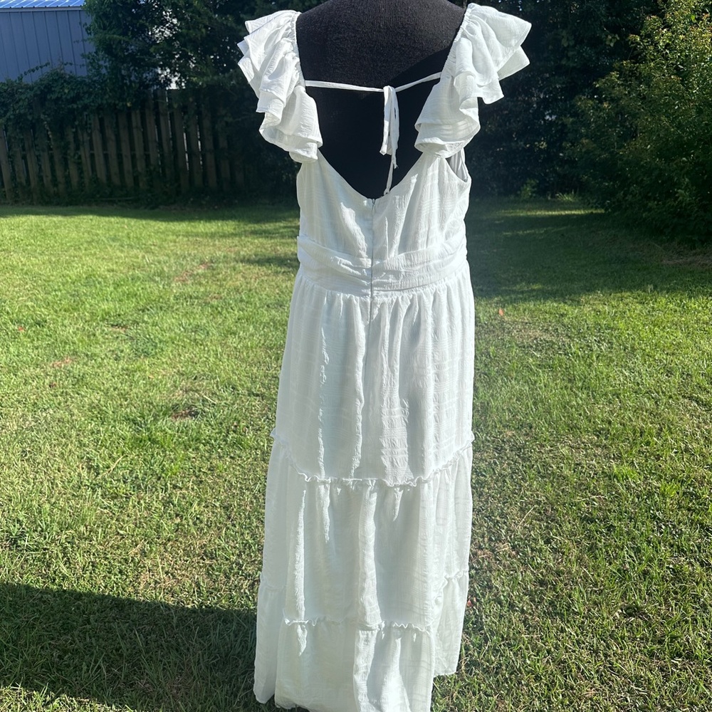 White Maxi Dress - Picture 3 of 3